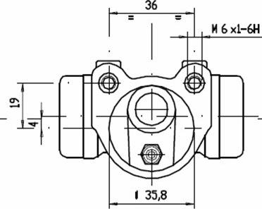 Motaquip VWC272 - Спирачно цилиндърче на колелото vvparts.bg