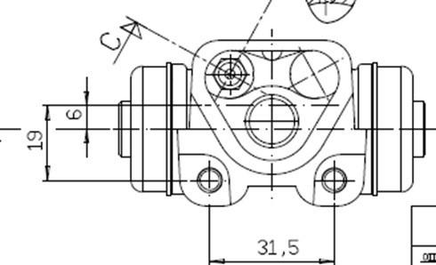 Motaquip VWC790 - Спирачно цилиндърче на колелото vvparts.bg