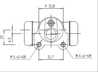 Motaquip VWC761 - Спирачно цилиндърче на колелото vvparts.bg