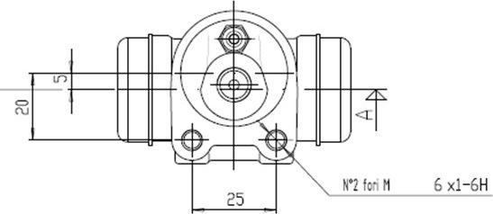 Motaquip VWC739 - Спирачно цилиндърче на колелото vvparts.bg