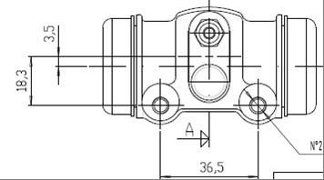 Motaquip VWC736 - Спирачно цилиндърче на колелото vvparts.bg