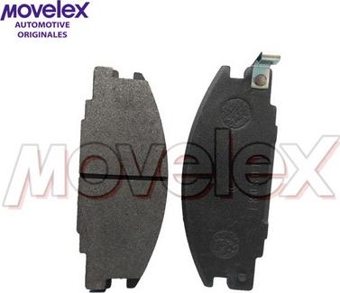Movelex M01837 - Комплект спирачно феродо, дискови спирачки vvparts.bg