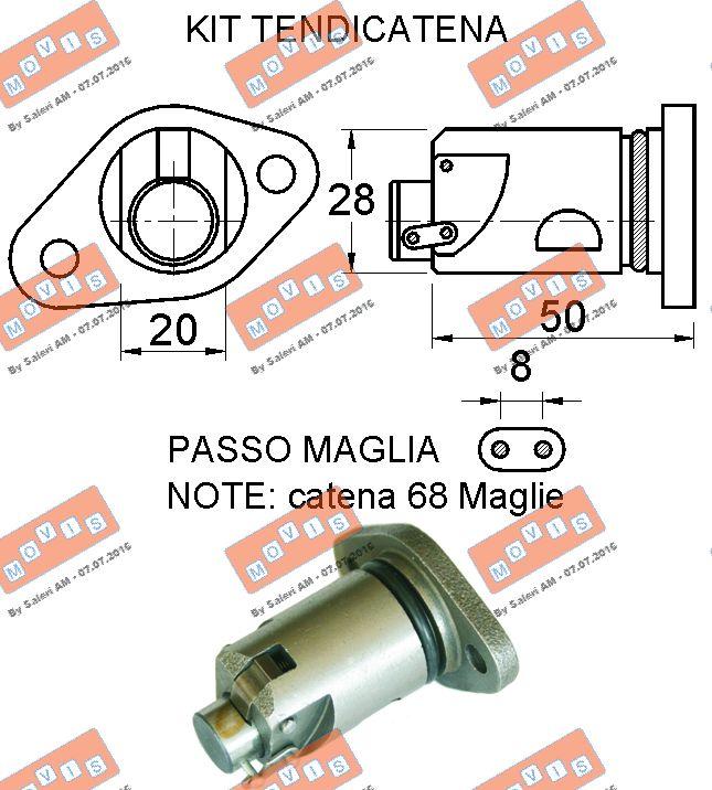 MOVIS AST8911K - Комплект ангренажна верига vvparts.bg