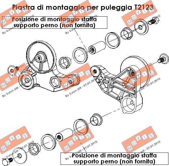 MOVIS AST2136 - Ремонтен комплект, обтяжно рамо- пистов ремък vvparts.bg