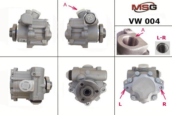 MSG VW 004 - Хидравлична помпа, кормилно управление vvparts.bg