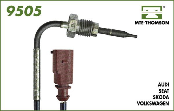MTE-Thomson 9505 - Датчик, температура на изгорелите газове vvparts.bg