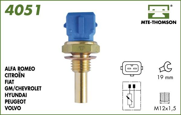 MTE-Thomson 4051 - Датчик, температура на охладителната течност vvparts.bg