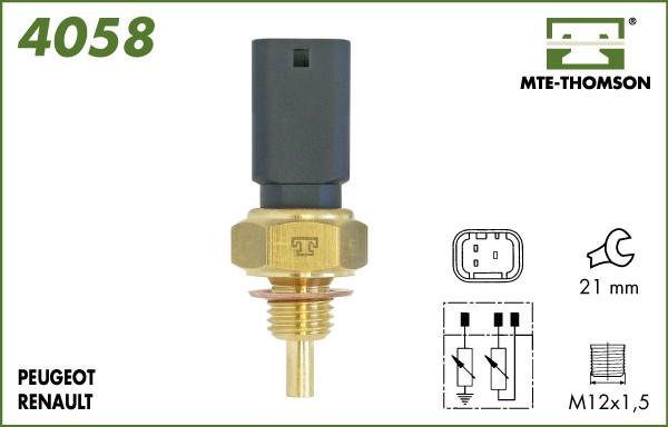 MTE-Thomson 4058 - Датчик, температура на охладителната течност vvparts.bg