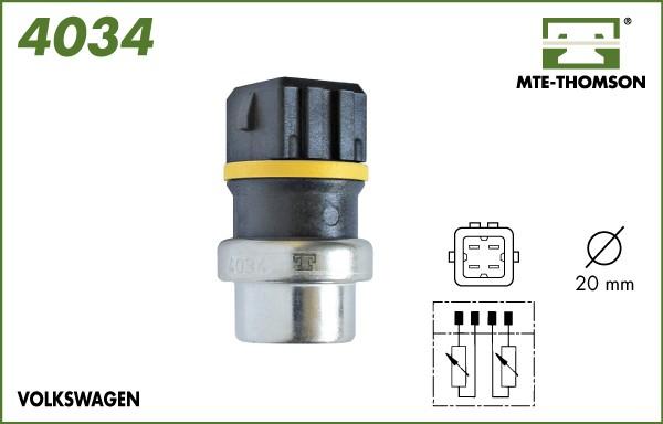 MTE-Thomson 4034 - Датчик, температура на охладителната течност vvparts.bg