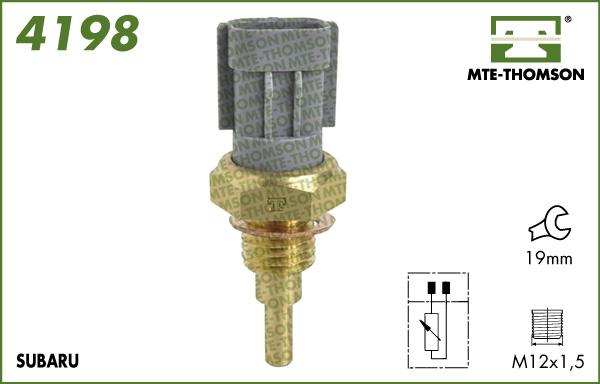 MTE-Thomson 4198 - Датчик, температура на охладителната течност vvparts.bg