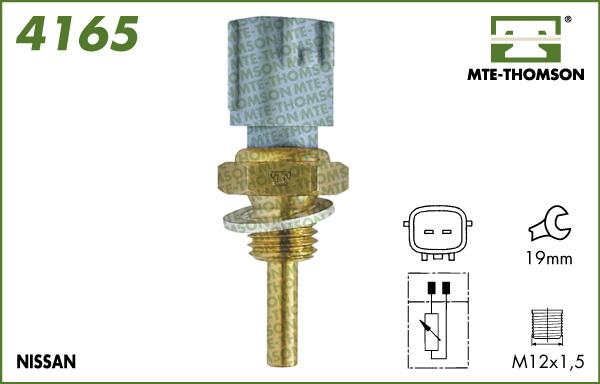 MTE-Thomson 4165 - Датчик, температура на охладителната течност vvparts.bg