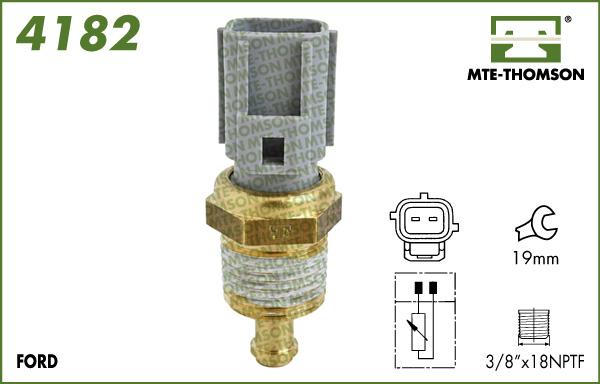 MTE-Thomson 4182 - Датчик, температура на охладителната течност vvparts.bg