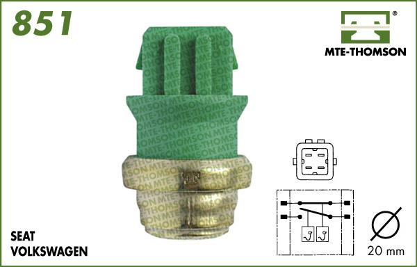 MTE-Thomson 851 - Термошалтер, вентилатор на радиатора vvparts.bg