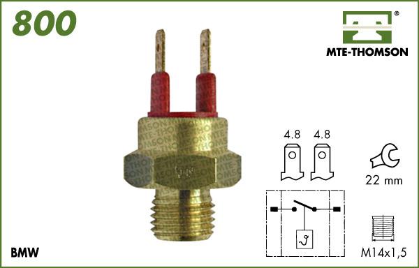 MTE-Thomson 800.102 - Термошалтер, вентилатор на радиатора vvparts.bg