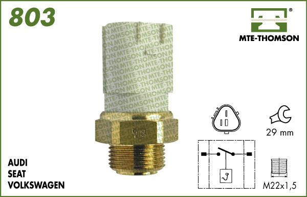 MTE-Thomson 803.95/90 - Термошалтер, вентилатор на радиатора vvparts.bg