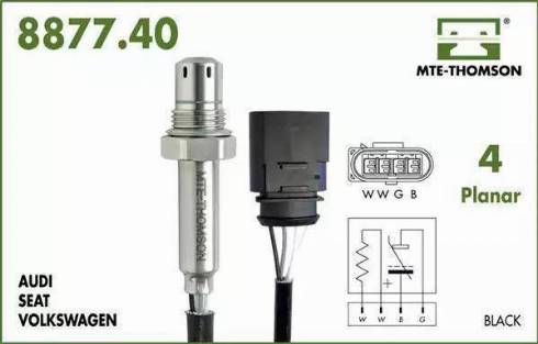 MTE-Thomson 8877.40.060 - Ламбда-сонда vvparts.bg