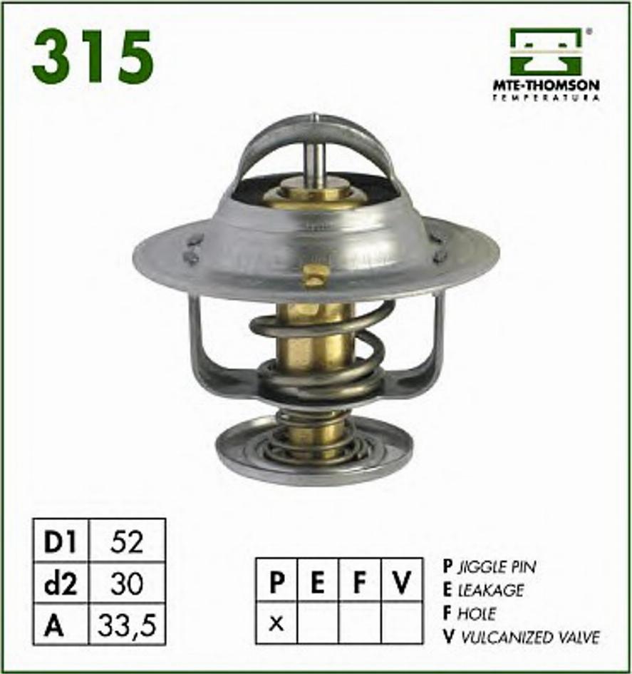 MTE-Thomson 315.88 - Термостат, охладителна течност vvparts.bg