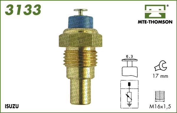 MTE-Thomson 3133 - Датчик, температура на охладителната течност vvparts.bg