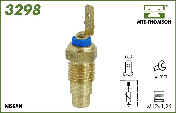 MTE-Thomson 3298 - Датчик, температура на охладителната течност vvparts.bg