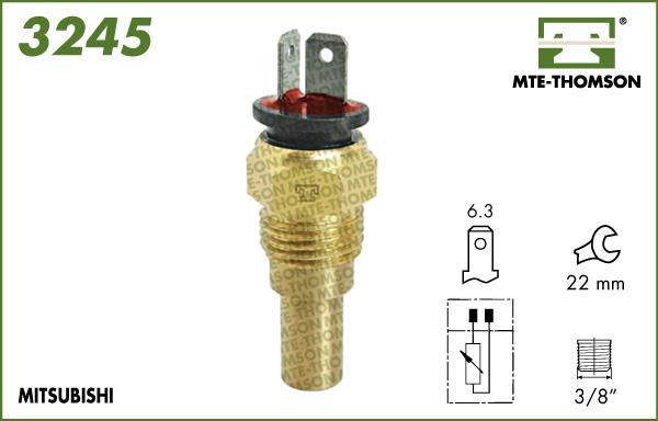 MTE-Thomson 3245 - Датчик, температура на охладителната течност vvparts.bg