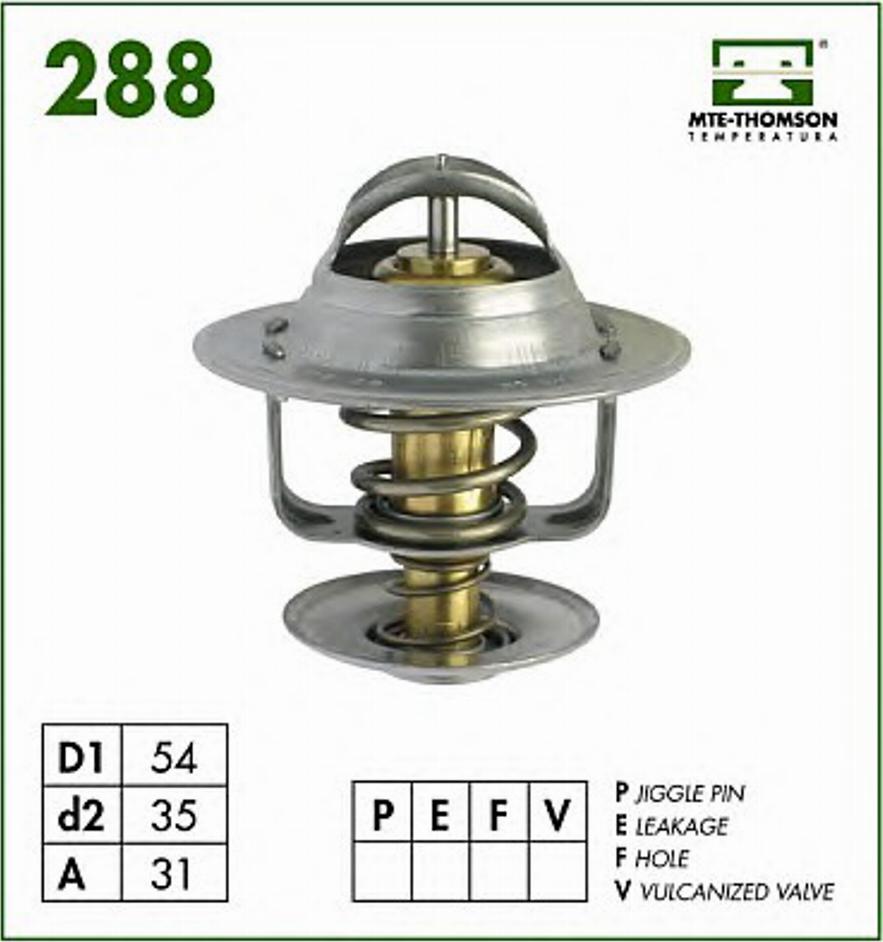 MTE-Thomson 288.87 - Термостат, охладителна течност vvparts.bg