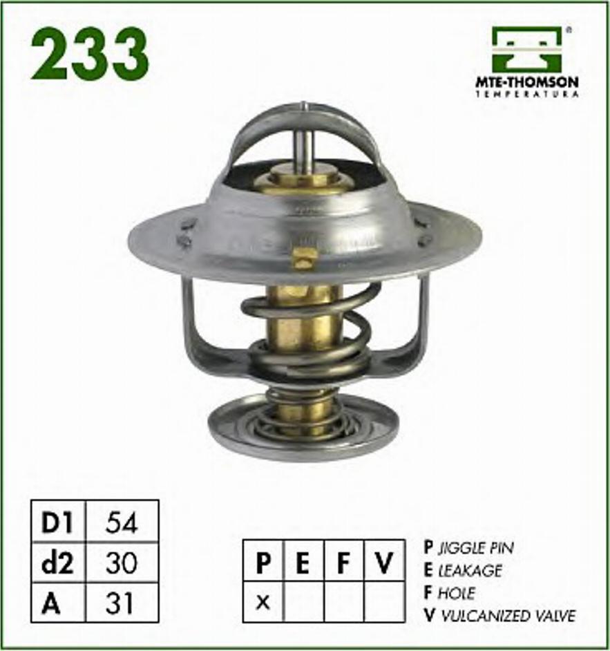 MTE-Thomson 233.83 - Термостат, охладителна течност vvparts.bg