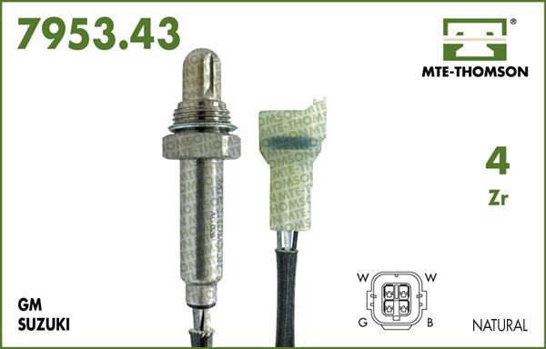 MTE-Thomson 7953.43.040 - Ламбда-сонда vvparts.bg