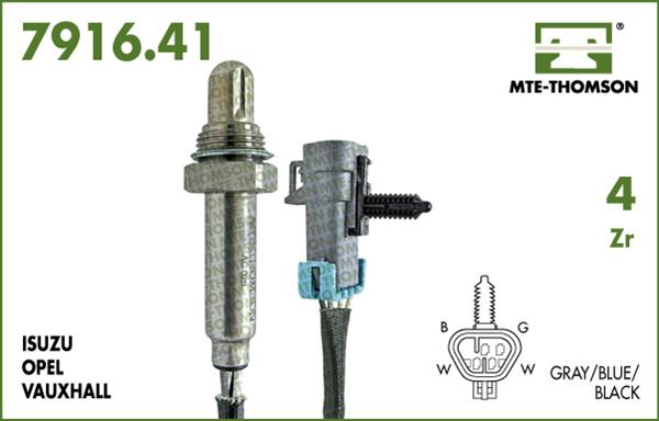 MTE-Thomson 7916.41.040 - Ламбда-сонда vvparts.bg