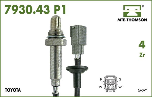 MTE-Thomson 7930.43.050P1 - Ламбда-сонда vvparts.bg