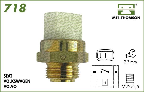 MTE-Thomson 718.95/84 - Термошалтер, вентилатор на радиатора vvparts.bg