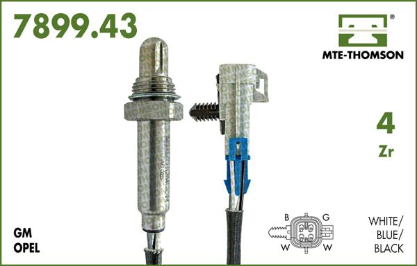 MTE-Thomson 7899.43.030 - Ламбда-сонда vvparts.bg