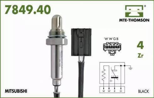 MTE-Thomson 7849.40.034 - Ламбда-сонда vvparts.bg