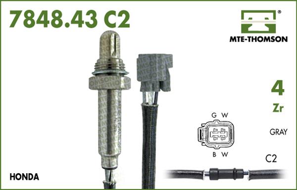 MTE-Thomson 7848.43.063C2 - Ламбда-сонда vvparts.bg