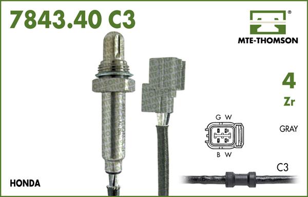 MTE-Thomson 7843.40.057C3 - Ламбда-сонда vvparts.bg