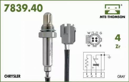 MTE-Thomson 7839.40.043 - Ламбда-сонда vvparts.bg