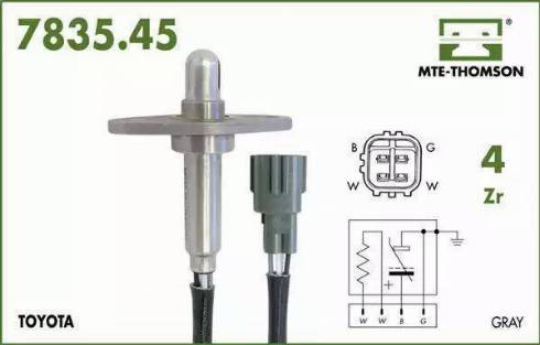 MTE-Thomson 7835.45.021 - Ламбда-сонда vvparts.bg