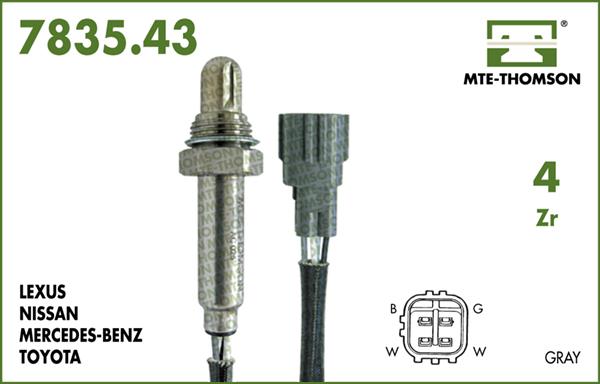 MTE-Thomson 7835.43.057 - Ламбда-сонда vvparts.bg