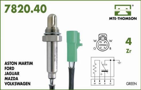 MTE-Thomson 7820.40.030 - Ламбда-сонда vvparts.bg