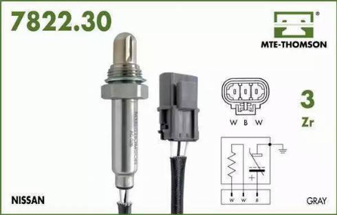 MTE-Thomson 7822.30.028 - Ламбда-сонда vvparts.bg