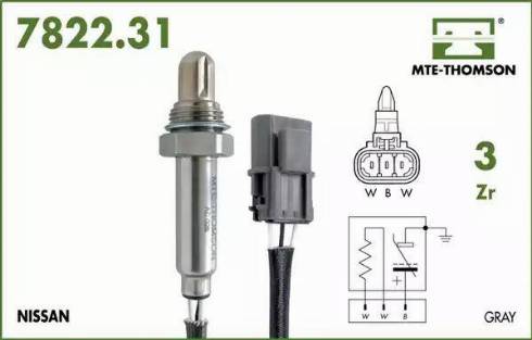 MTE-Thomson 7822.31.072 - Ламбда-сонда vvparts.bg