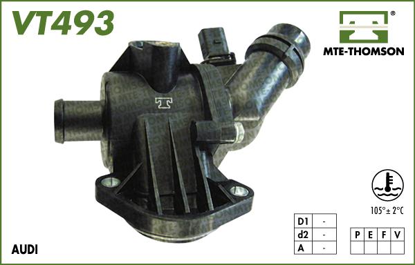 MTE-Thomson VT493.105 - Термостат, охладителна течност vvparts.bg