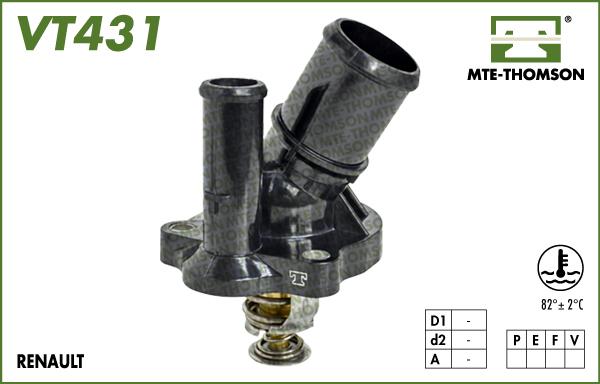 MTE-Thomson VT431.82 - Термостат, охладителна течност vvparts.bg