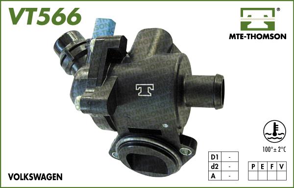 MTE-Thomson VT566.100 - Термостат, охладителна течност vvparts.bg