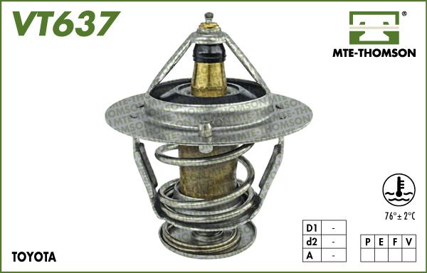 MTE-Thomson VT637.76 - Термостат, охладителна течност vvparts.bg