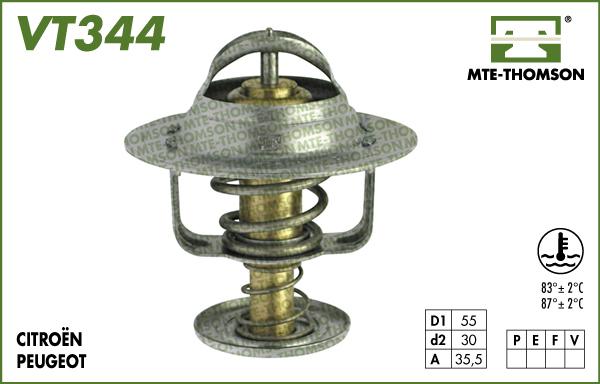 MTE-Thomson VT344.83 - Термостат, охладителна течност vvparts.bg