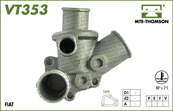 MTE-Thomson VT353.80 - Термостат, охладителна течност vvparts.bg