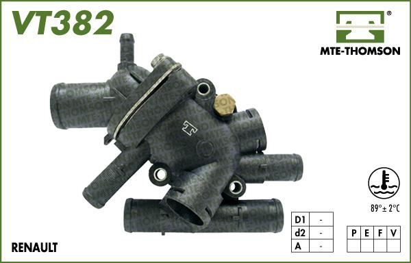 MTE-Thomson VT382.89 - Термостат, охладителна течност vvparts.bg