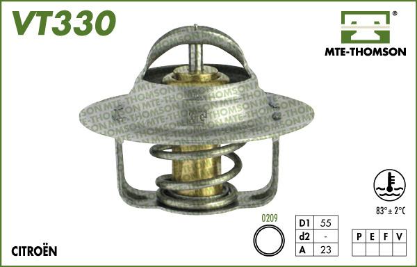 MTE-Thomson VT330.83 - Термостат, охладителна течност vvparts.bg