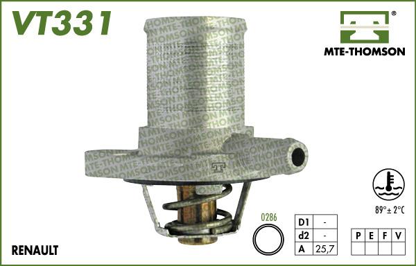 MTE-Thomson VT331.89 - Термостат, охладителна течност vvparts.bg