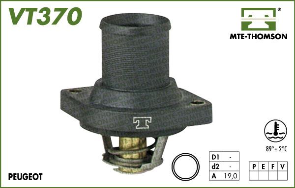 MTE-Thomson VT370.89 - Термостат, охладителна течност vvparts.bg